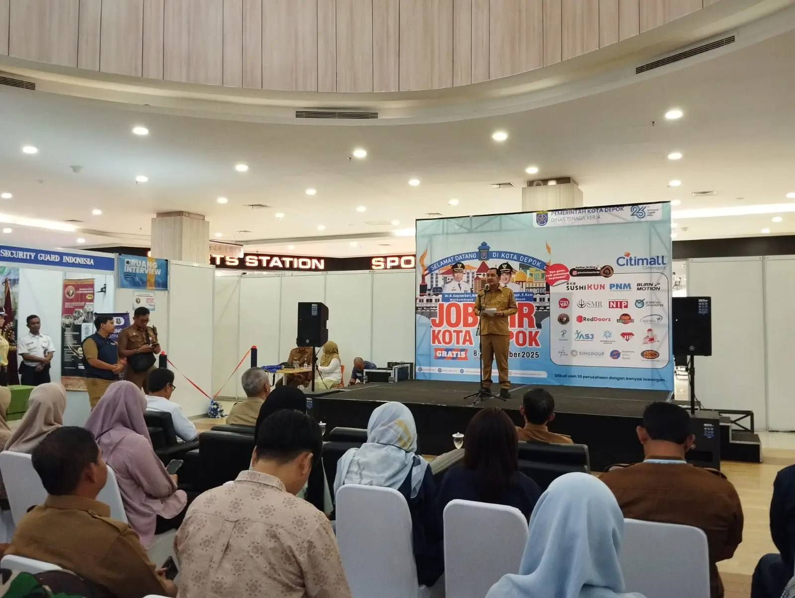 Wakil Wali Kota Buka Job Fair Kota Depok 2025, Ribuan Loker Tersedia