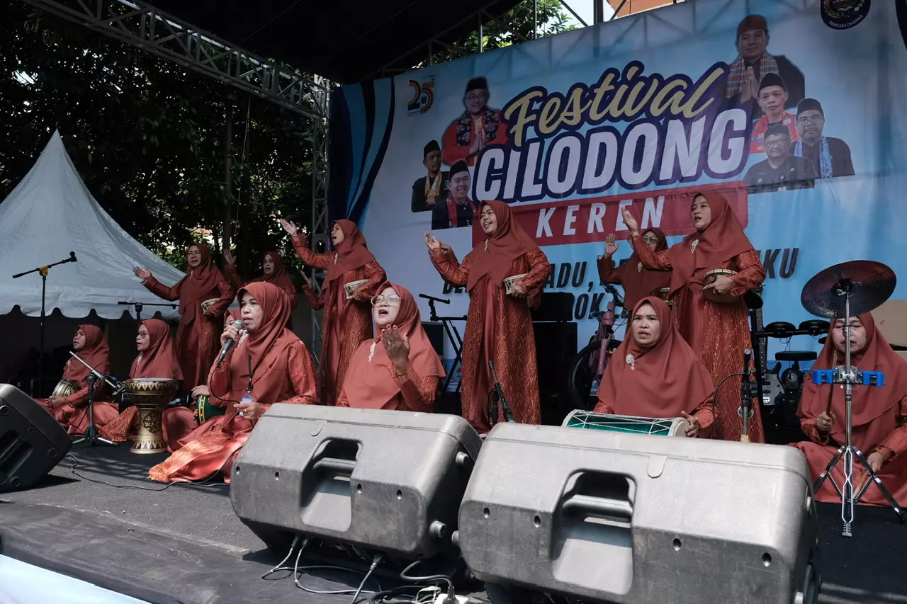 Lomba Marawis Ramaikan Festival Cilodong Keren 2024