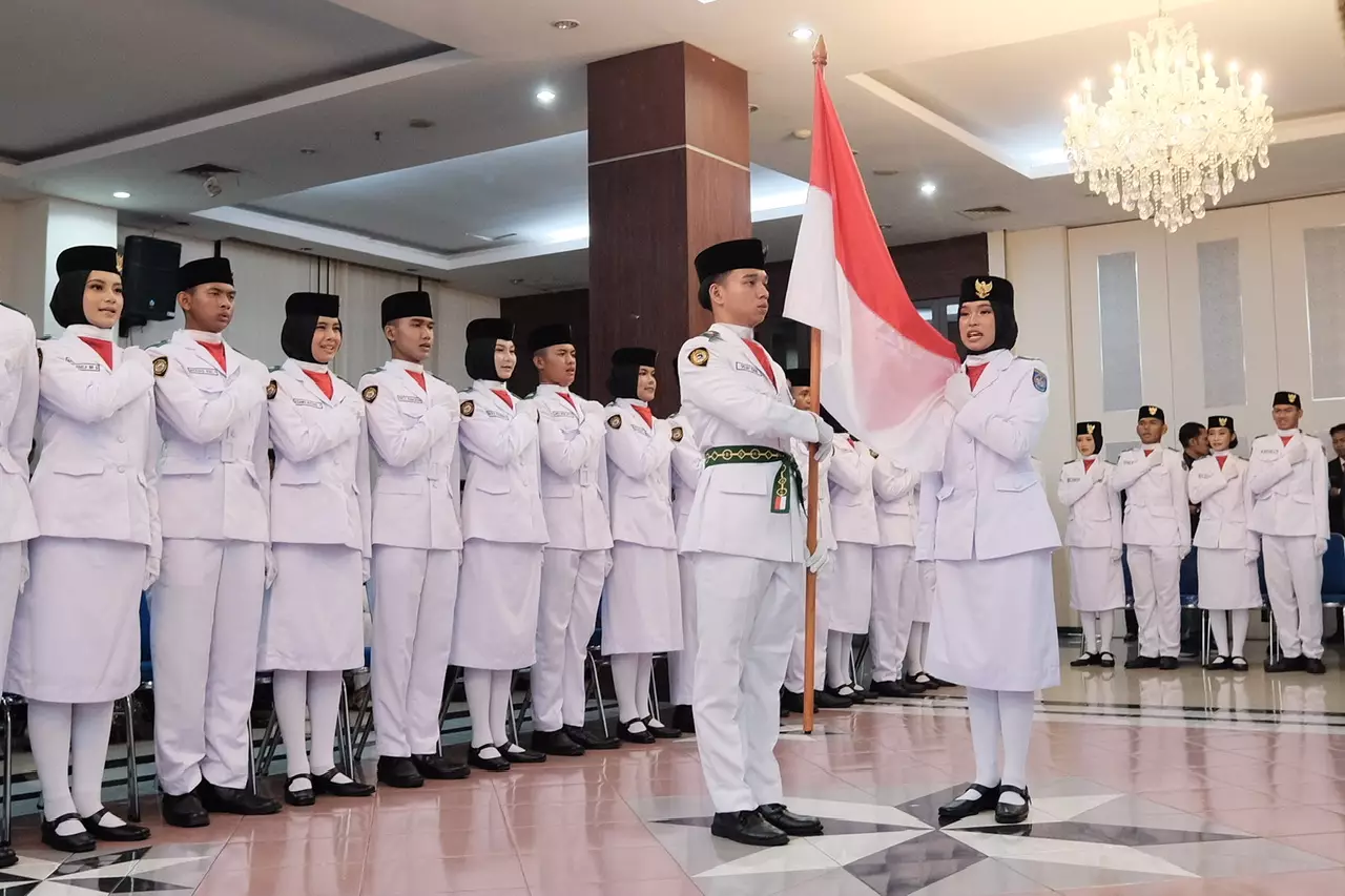 42 Anggota Paskibraka Depok 2024 Resmi Dikukuhkan