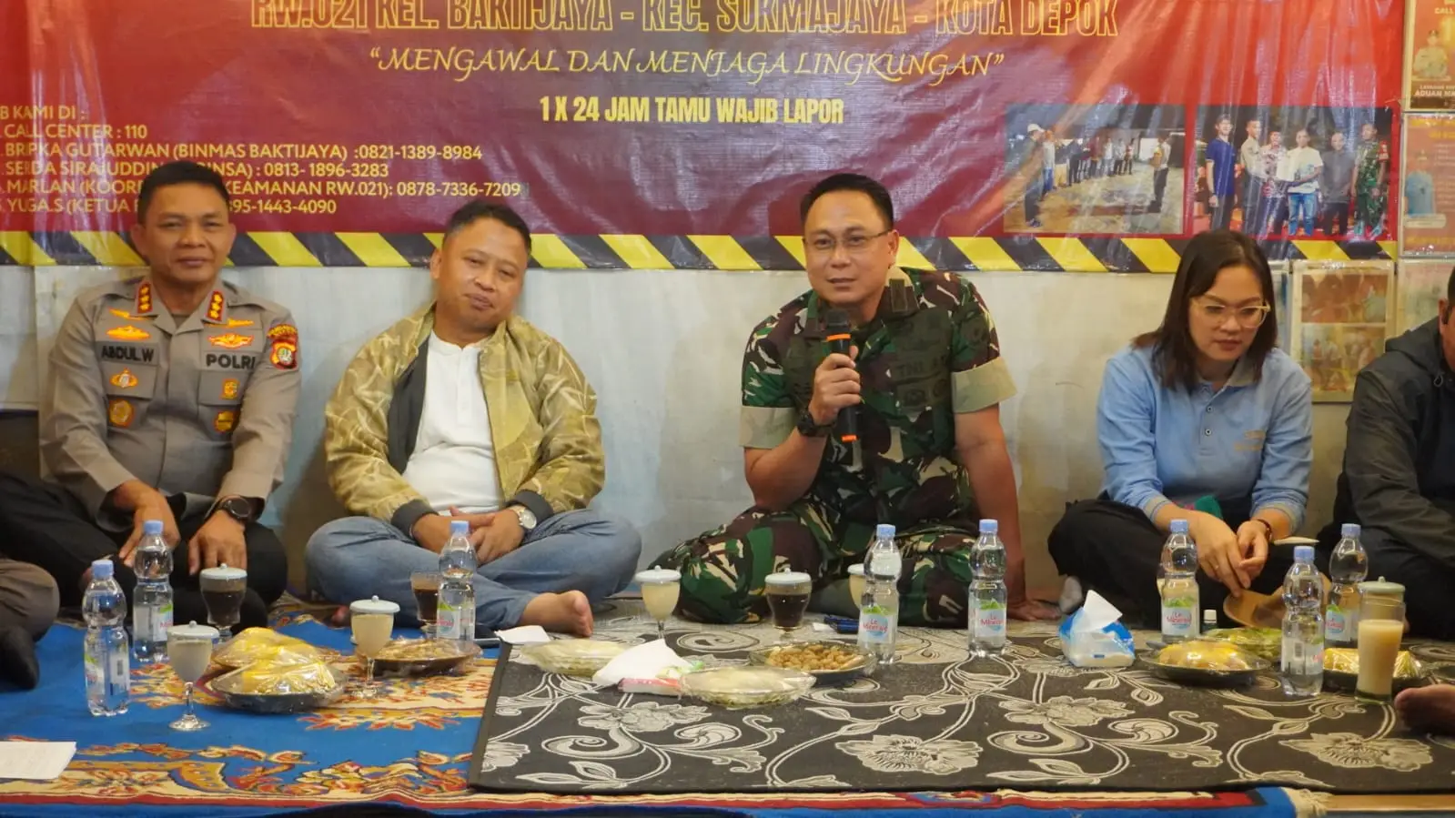 Satkamling RW 21 Baktijaya Jadi Pusat Keamanan dan Kreativitas Warga, Dandim Depok Apresiasi