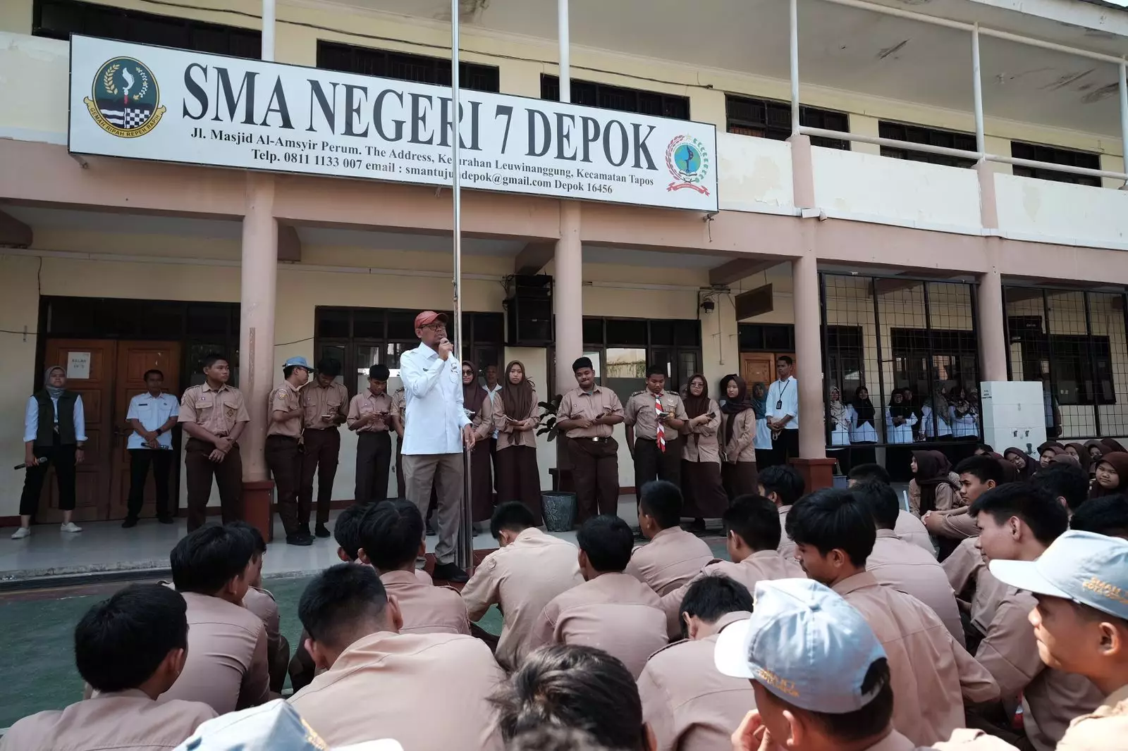 Disdukcapil Rekam KTP-el di SMAN 7 Depok, Bang Imam: Siaga Layani Masyarakat