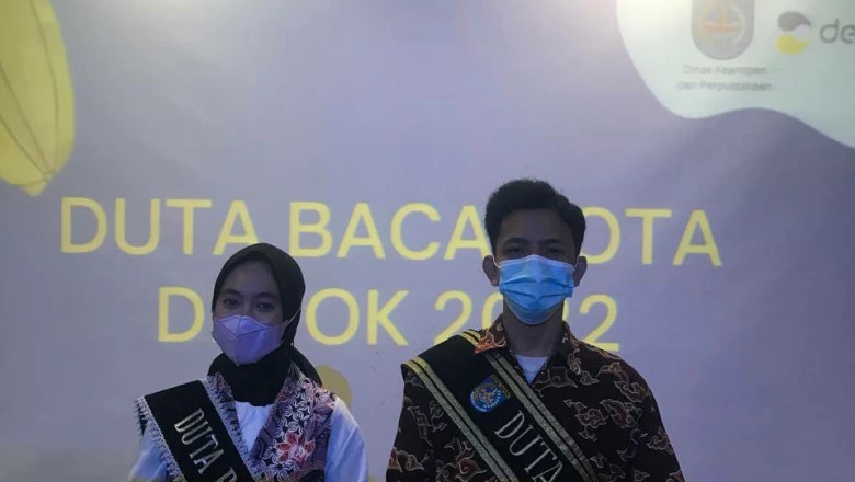 Lucky Farel Zulkarnaen dan Khairunnisa Putri Alif Terpilih Jadi Duta Baca Kota Depok 2022