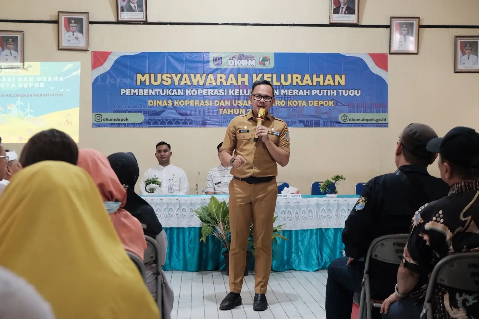 Wamendagri Pantau Pelaksanaan Muskel Koperasi Merah Putih di Kelurahan Tugu, Pesankan Ini ke Pengurus