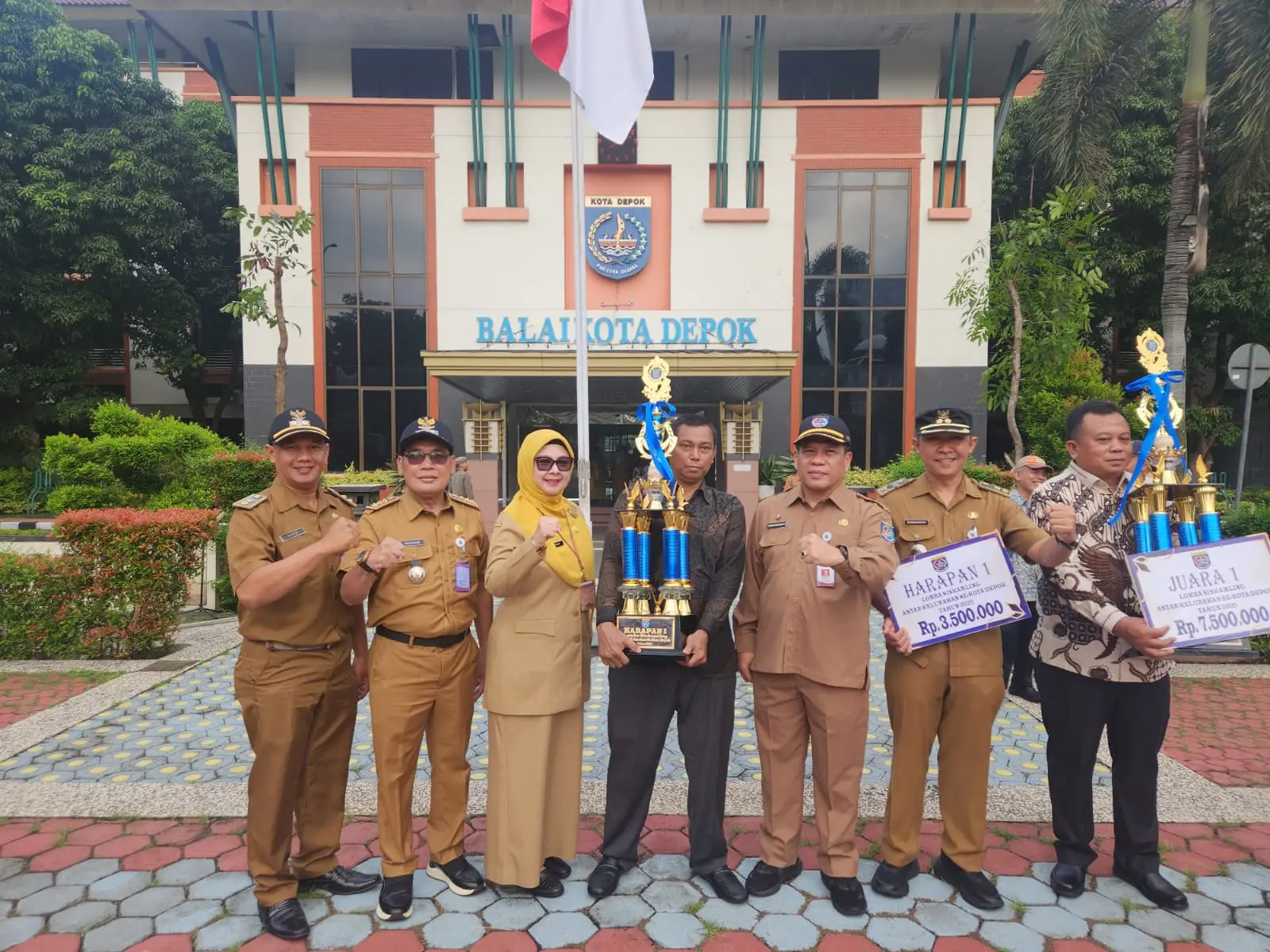 Dua Pos Kamling Kecamatan Pancoran Mas Raih Penghargaan Tingkat Kota Depok