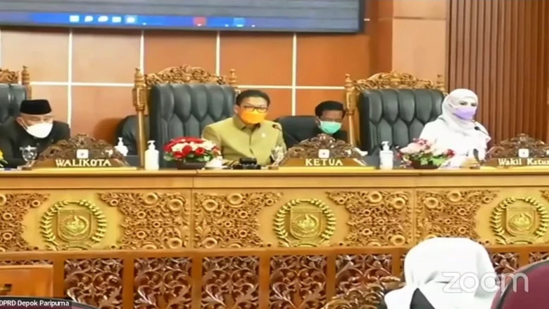 Rapat Paripurna Dalam Rangka Persetujuan DPRD Kota Depok Terhadap Raperda Penambahan Kepemilikan Modal Saham Pada Bank BJB
