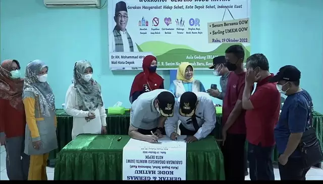 Lewat Workshop, Dinkes Depok Ajak Warga Tanah Baru Terapkan Gaya Hidup Sehat