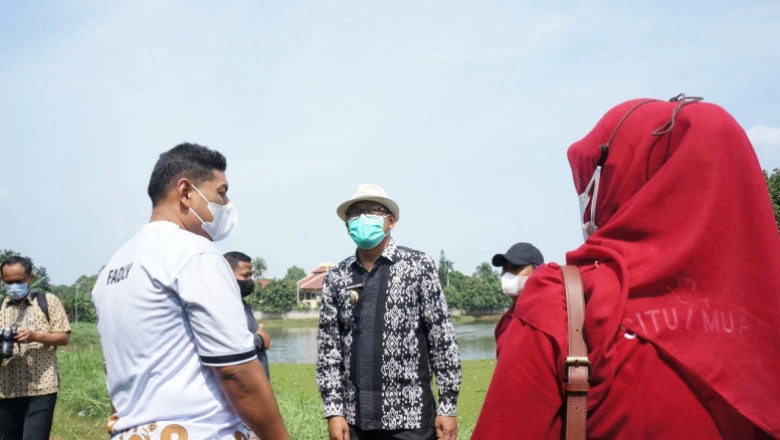 Wakil Wali Kota Depok Tinjau Lokasi Pembangunan Alun-alun Wilayah Barat