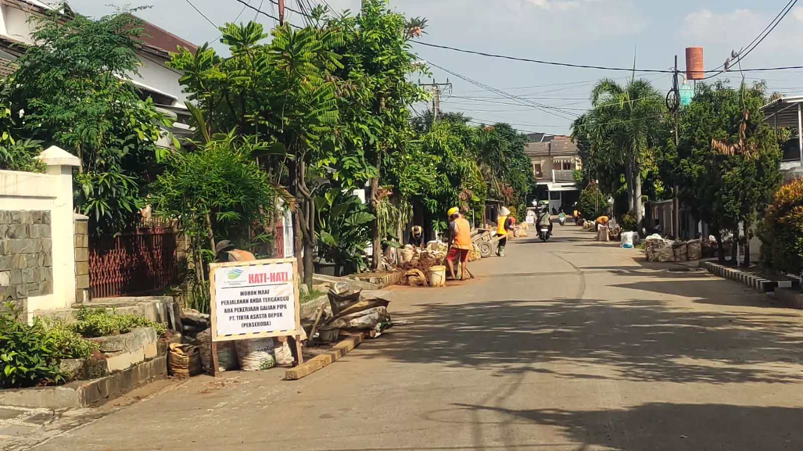 Tingkatkan Pelayanan, PT Tirta Asasta Lakukan Revitalisasi Pipa di Perumahan Pondok Duta 1 Dan 2