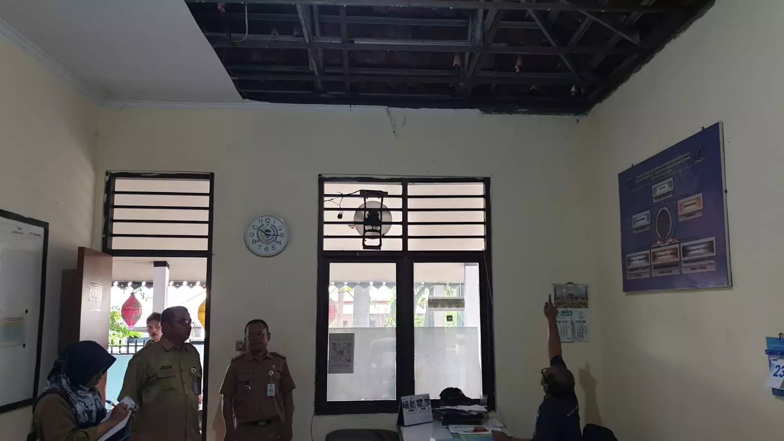 Rehabilitasi Kantor Kelurahan Baktijaya Tunggu Dana BTT Tahap III