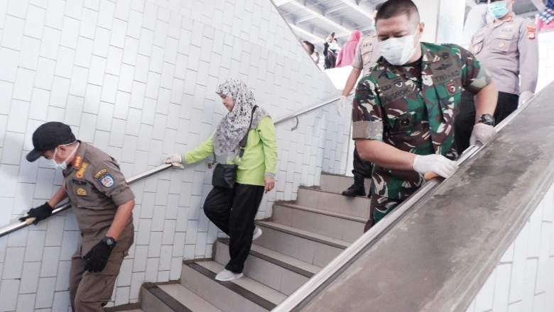 Kerja Bakti di Lingkungan Terminal Depok dan Stasiun Depok Baru