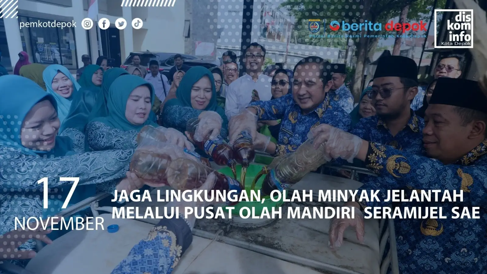Jaga Lingkungan, Olah Minyak Jelantah Melalui POM SS