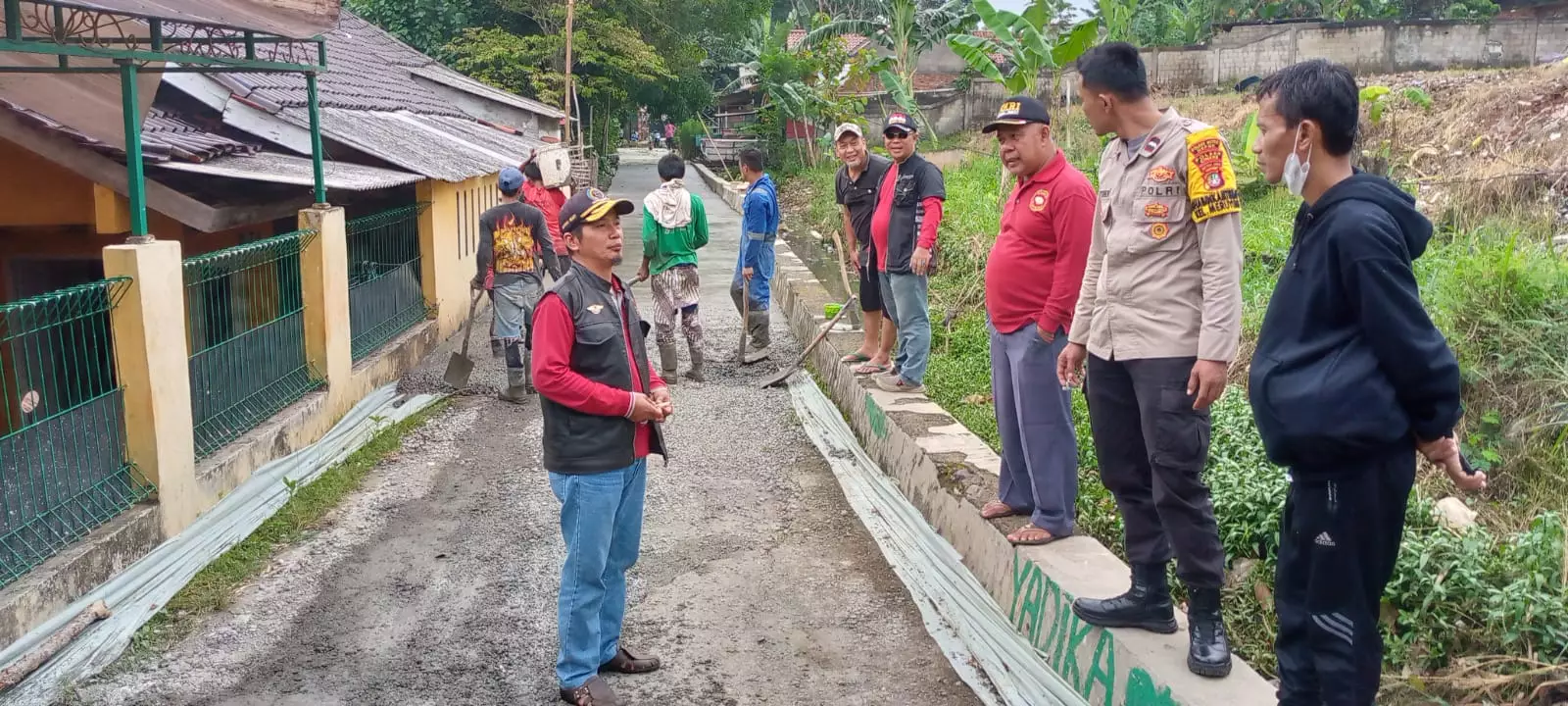 Progres Pembangunan Fisik di Limo Capai 95 Persen