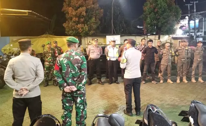 Cegah Aksi Tawuran Saat Ramadan, Aparat Gabungan Sisir Wilayah Sawangan-Bojongsari