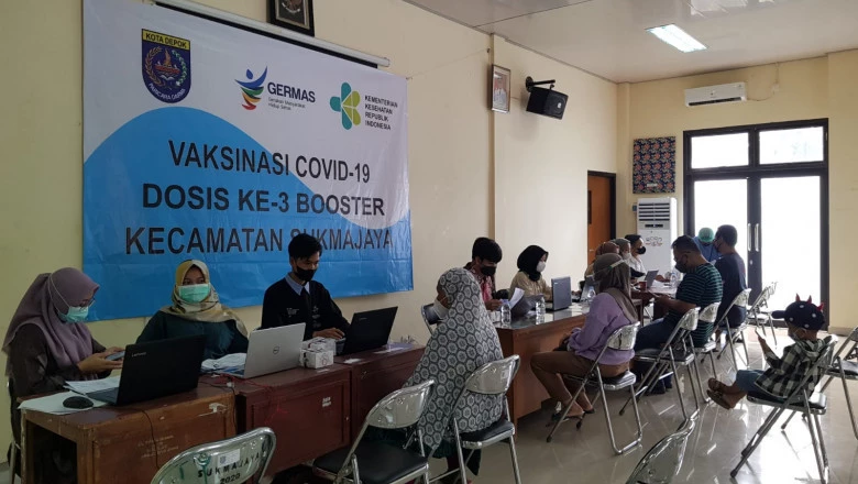 Kecamatan Sukmajaya Adakan Vaksinasi Booster, 1.200 Orang Jadi Sasaran