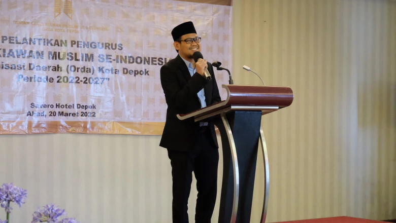 Wakil Wali Kota Hadiri Pelantikan Pengurus ICMI Kota Depok Periode 2022-2027
