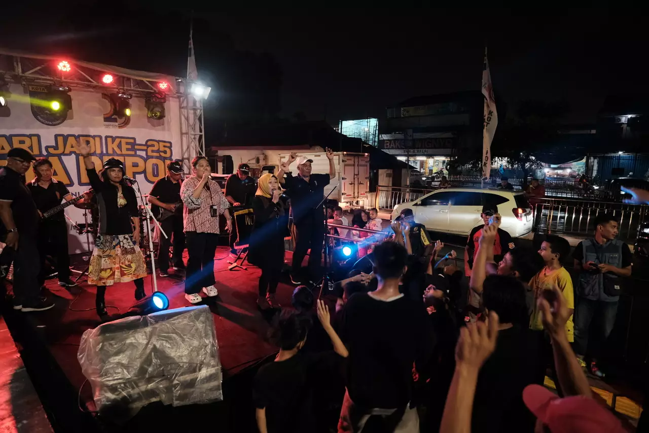 Pemkot Depok Gelar Live Music di Taman SeCAWAN Untuk Meriahkan Hari Jadi Ke-25 Kota Depok