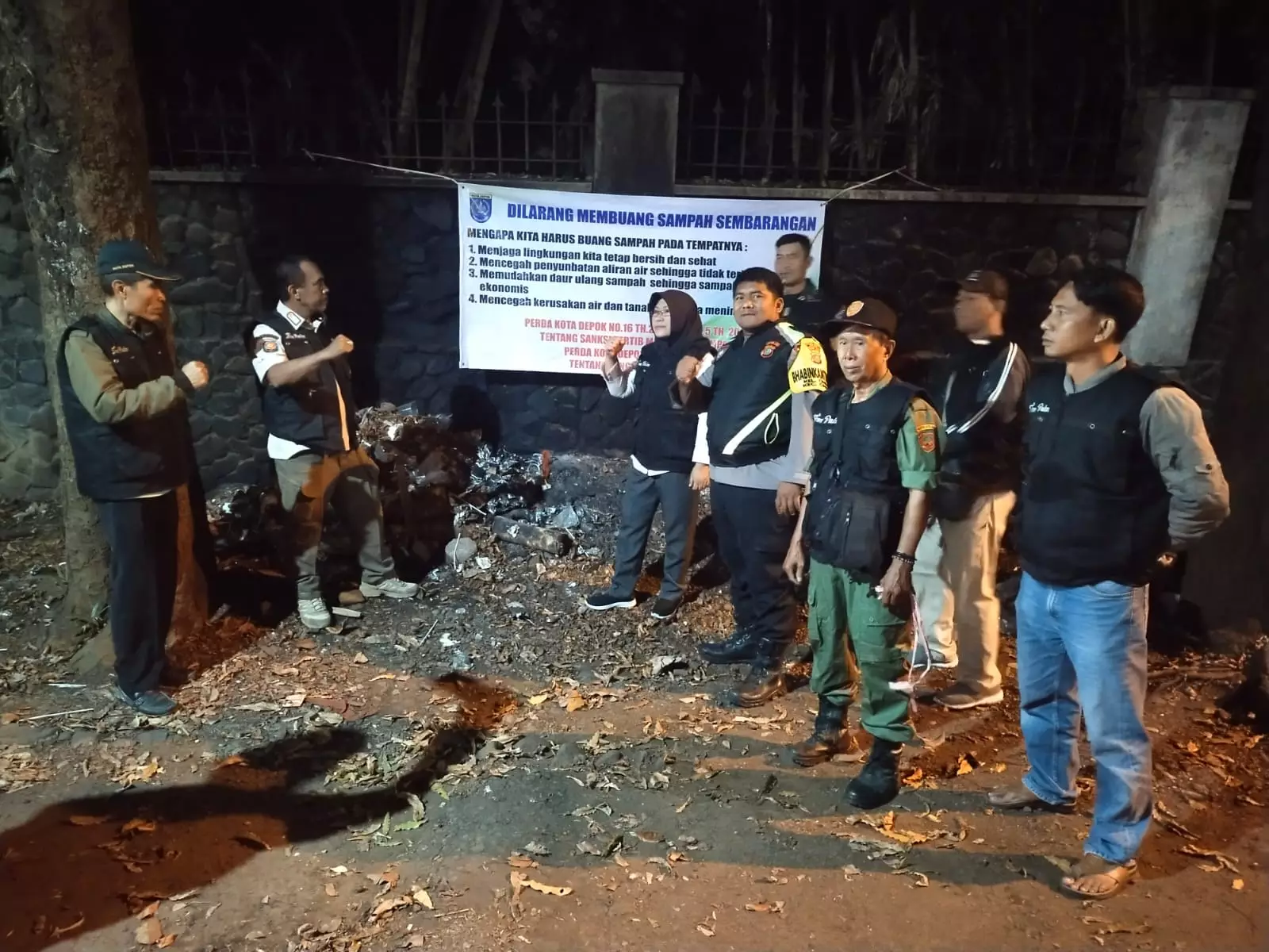 Tertibkan Pembuang Sampah Liar, Kelurahan Cinere Bentuk Tim Palm