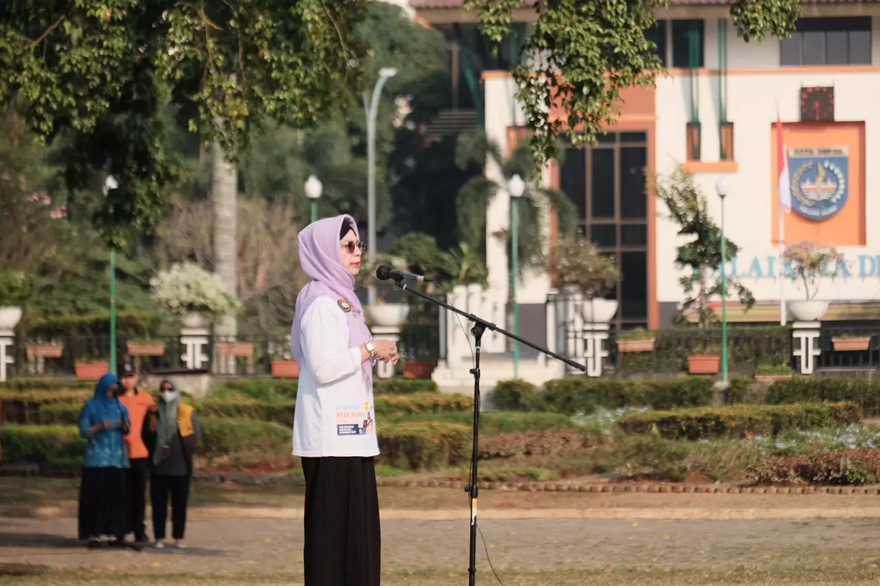 Staf Ahli Wali Kota Bidang SDM dan Kemasyarakatan Jadi Pembina Apel Pagi ASN Depok