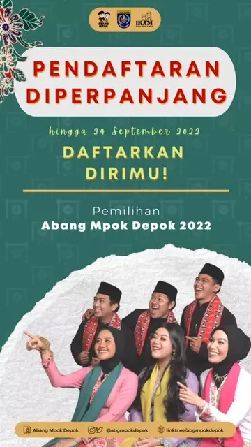 Pendaftaran Diperpanjang, Syarat Pendaftaran Abang Mpok Depok Bisa Usia 17 Tahun