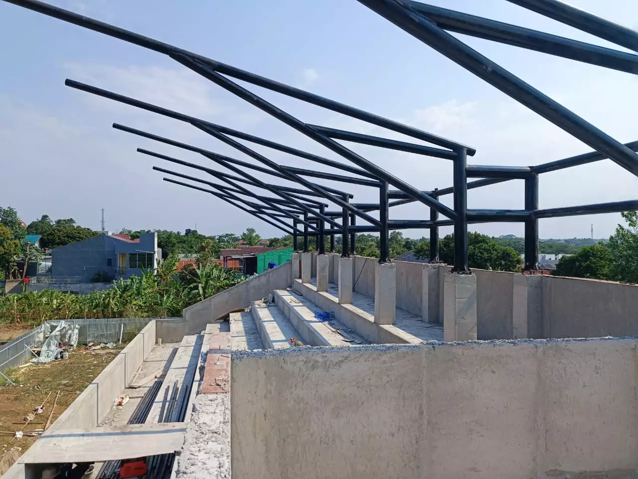 Progres Pembangunan Pusat Olahraga dan UMKM di Tiga Kecamatan Capai 60 Persen