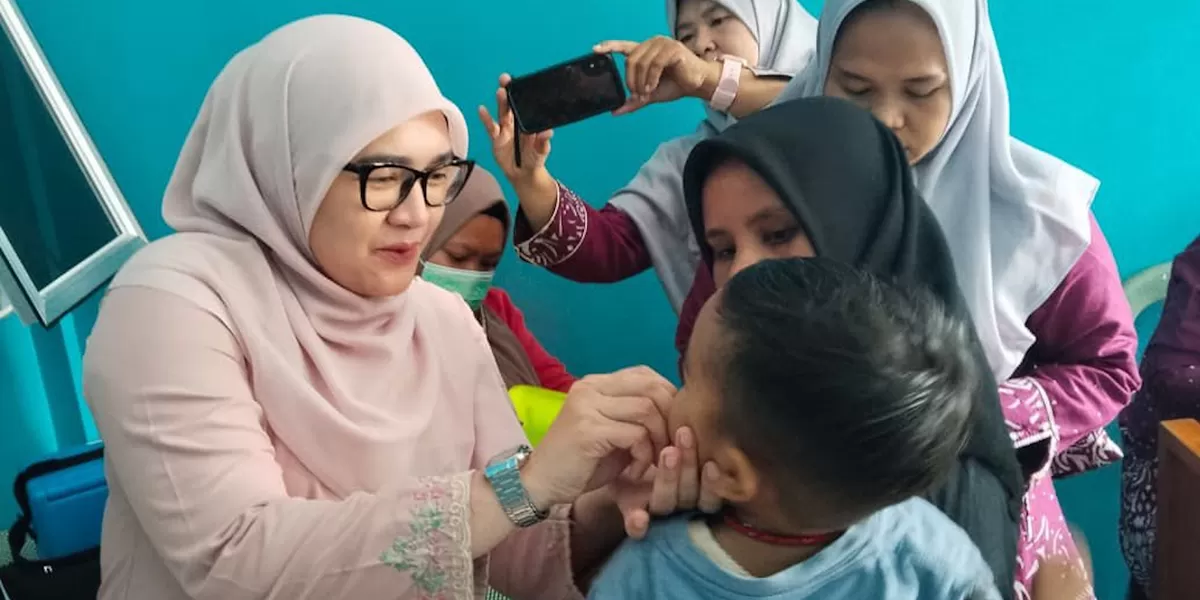 Bojongsari Baru Sweeping Balita Demi Cakupan Vitamin A