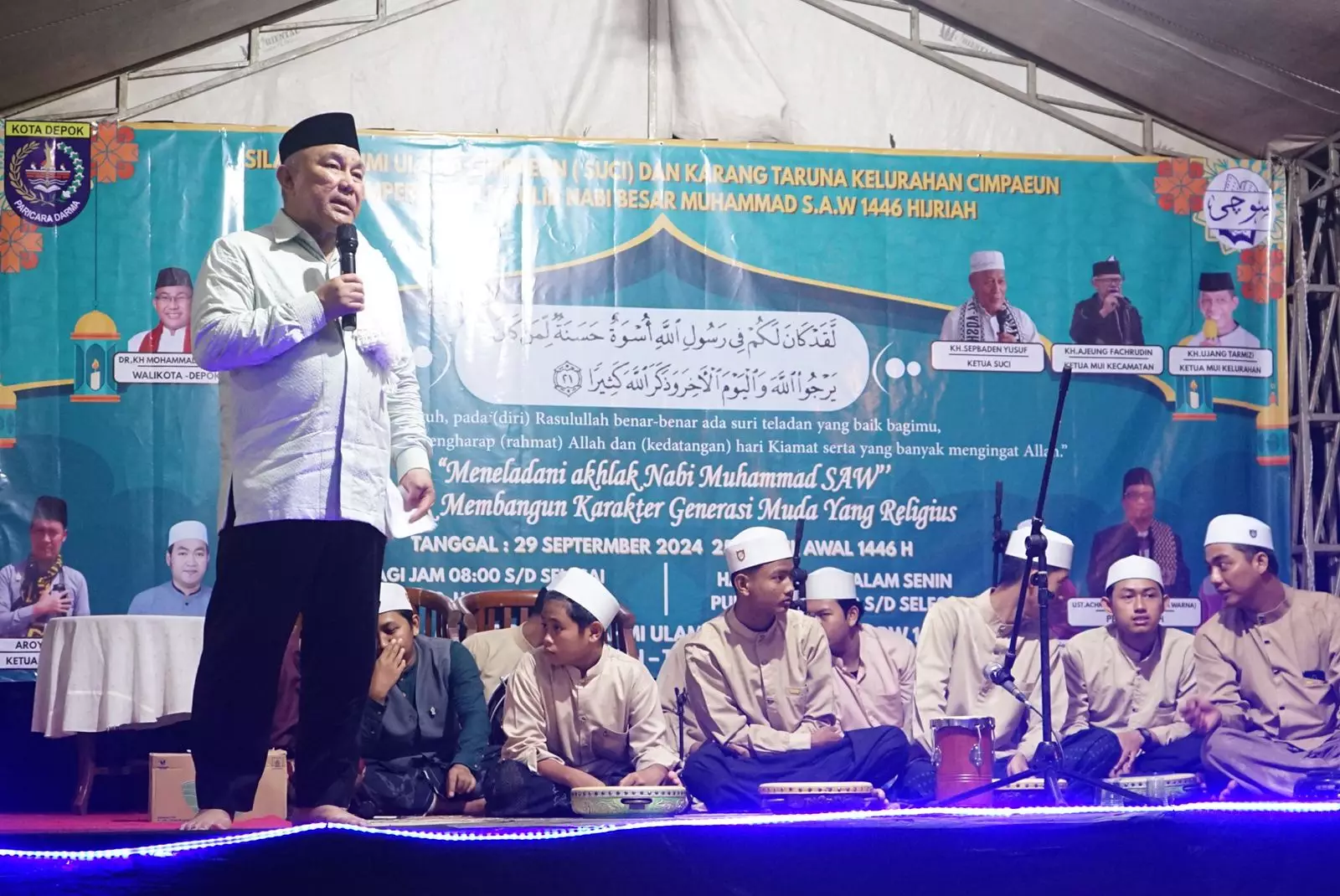 Kiai Idris Jadikan Maulid Nabi sebagai Inspirasi Membangun Kota Depok