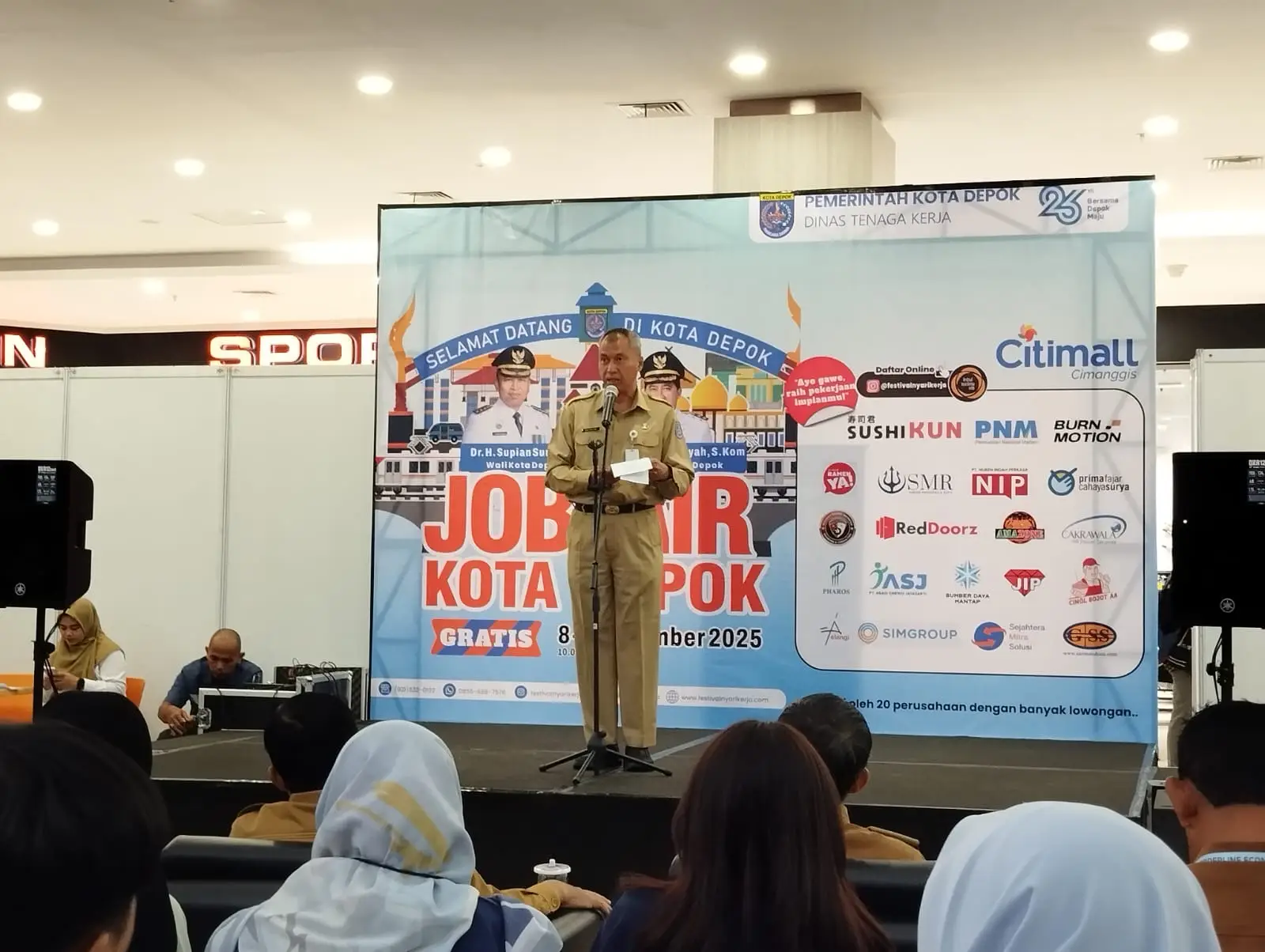 Cuma Dua Hari! 20 Perusahaan Buka Loker Besar-besaran di Job Fair Kota Depok 2025