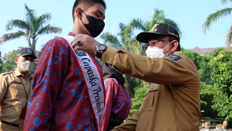 Pelepasan Capaska Provinsi Jabar dan Peserta Gita Bahana Nusantara Asal Kota Depok