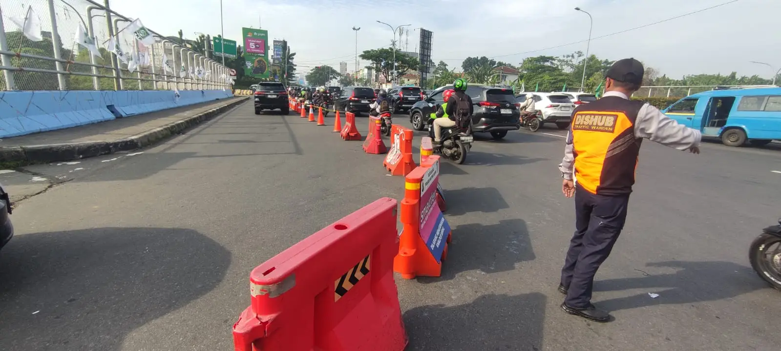 Rekayasa Lalin Dilakukan, Kini Keluar Tol Margonda 1 Langsung Masuk Jalan Juanda