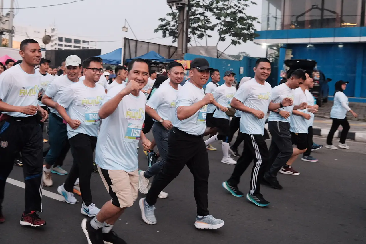 Wali Kota dan Forkopimda Jajal Depok Run Festival 2025