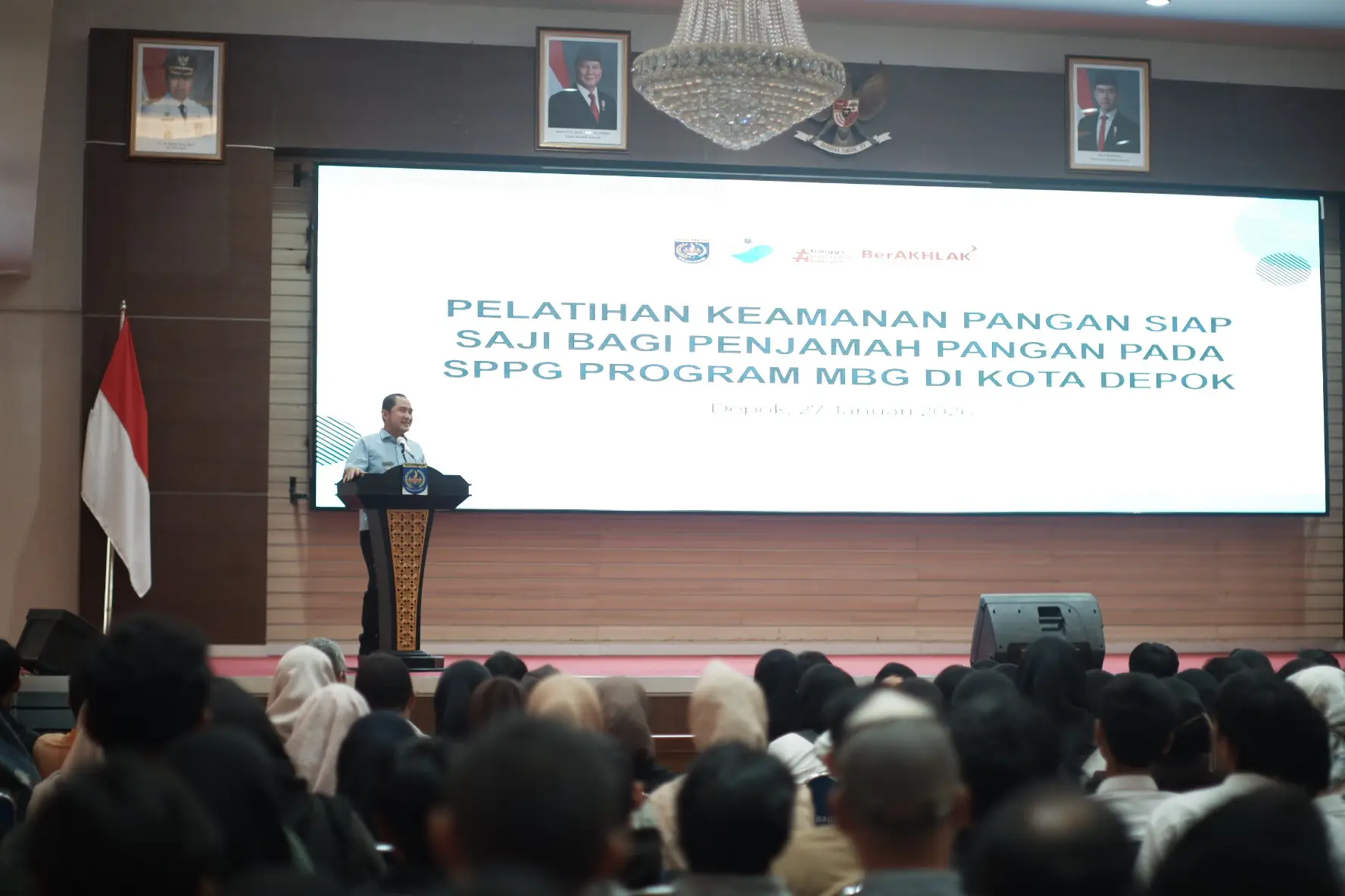 Wakil Wali Kota Depok Hadiri Pelatihan Keamanan Pangan Siap Saji Program MBG