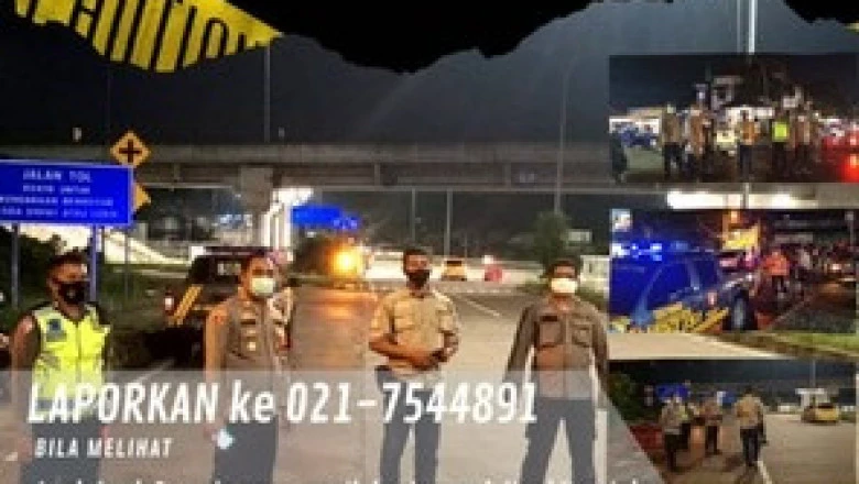 Polsek Cinere Patroli Wilayah Halau Aksi Tawuran 