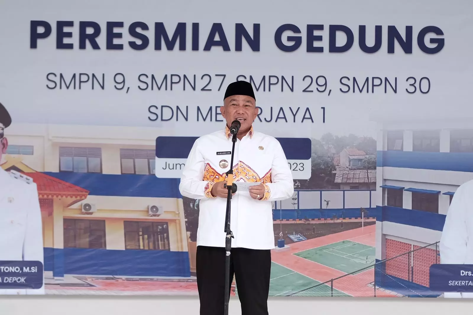 Resmikan Lima Sekolah Negeri, Wali Kota Depok: Wujud Kota Cerdas Berkarakter
