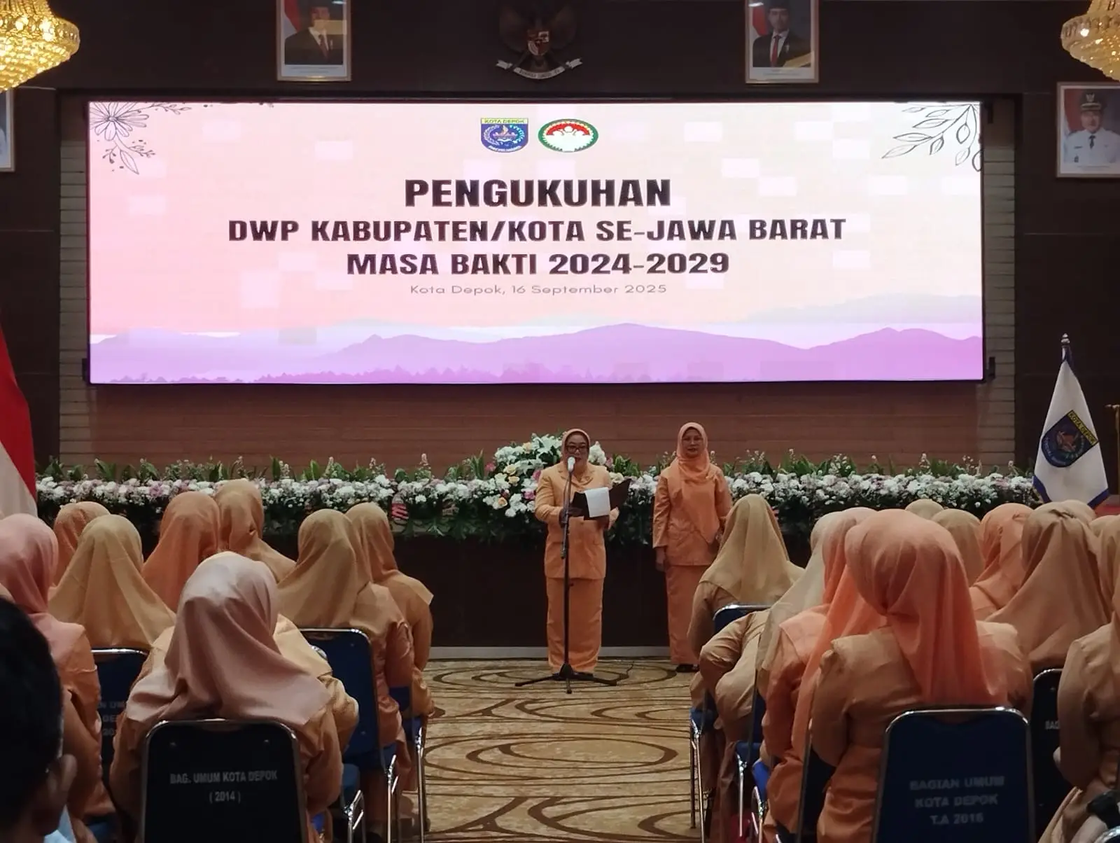 DWP Kota Depok Masa Bakti 2024–2029 Resmi Dikukuhkan, Arumsari Prasetyowati Jabat Ketua