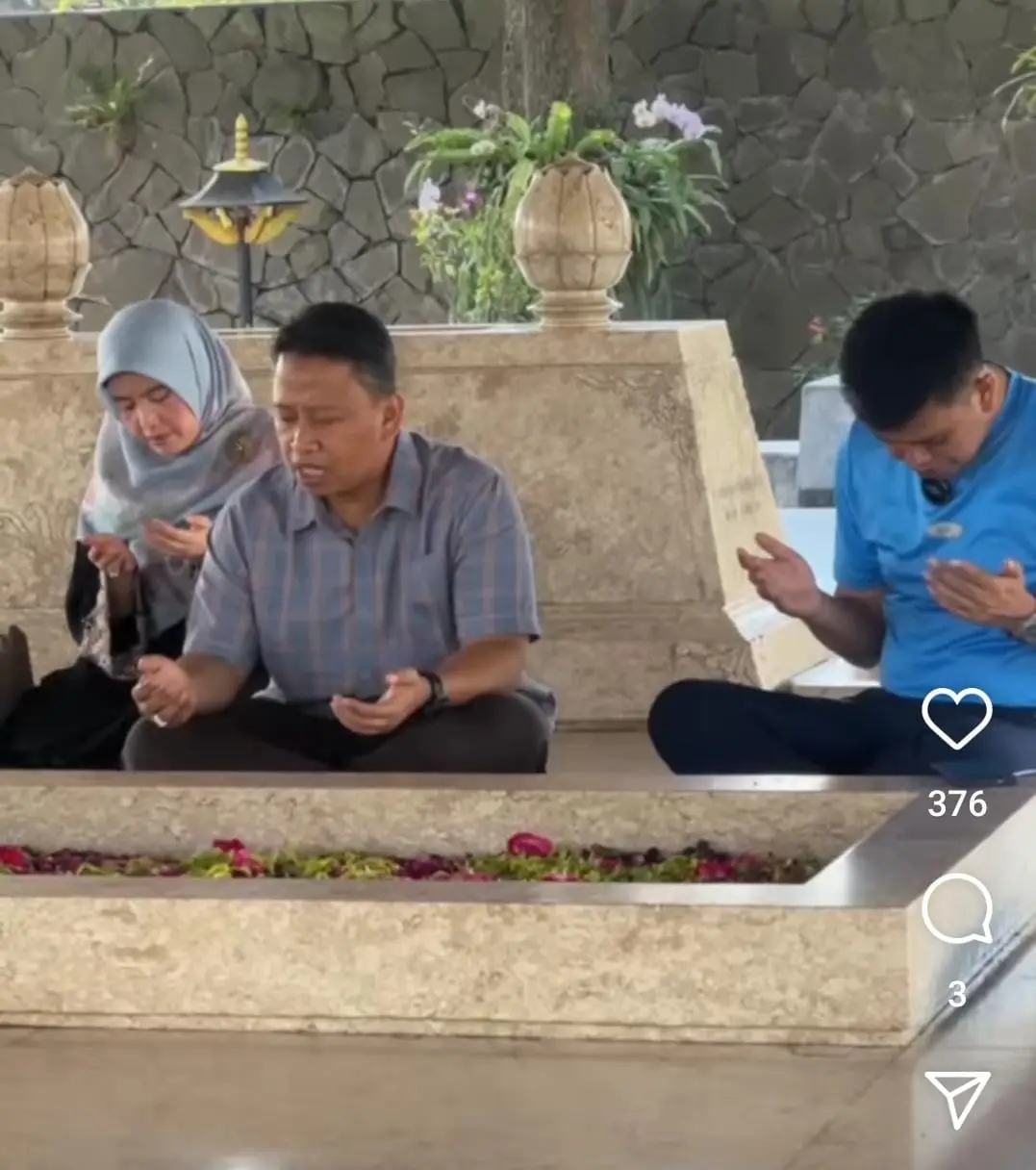 Wali Kota Depok Supian Suri Ziarah ke Makam Bung Karno-Diskusi Soal Potensi Kota Blitar