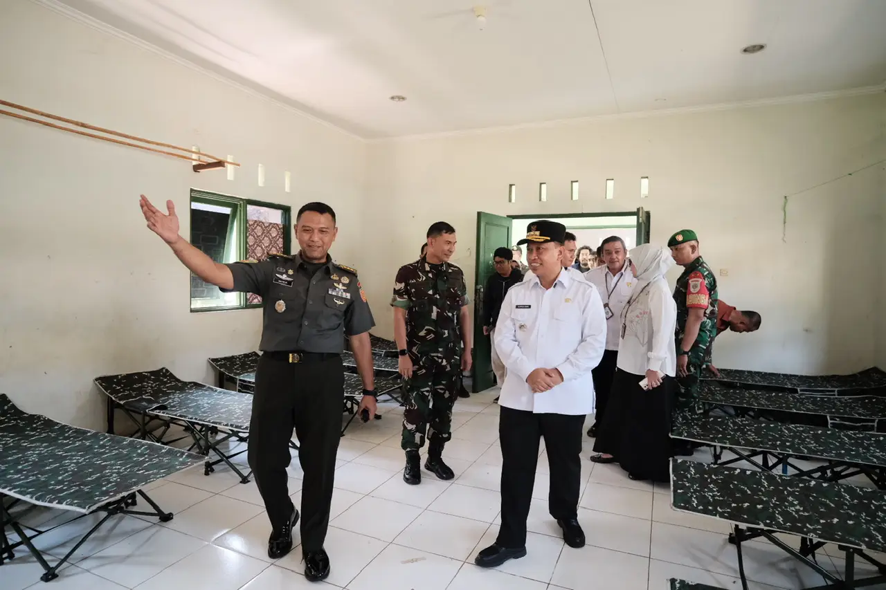 Bertempat di Divisi Infanteri 1/Kostrad, Wali Kota Depok Kunjungi Lokasi Sekolah Pembinaan Karater dan Bela Negara
