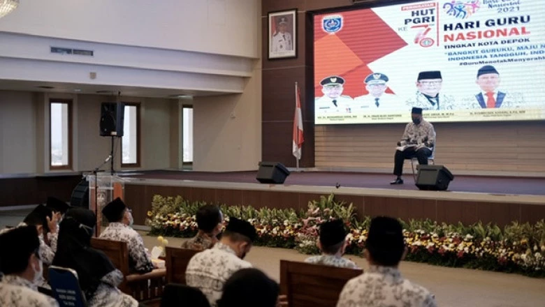Peringatan Hari Guru Nasional Tahun 2021 Tingkat Kota Depok