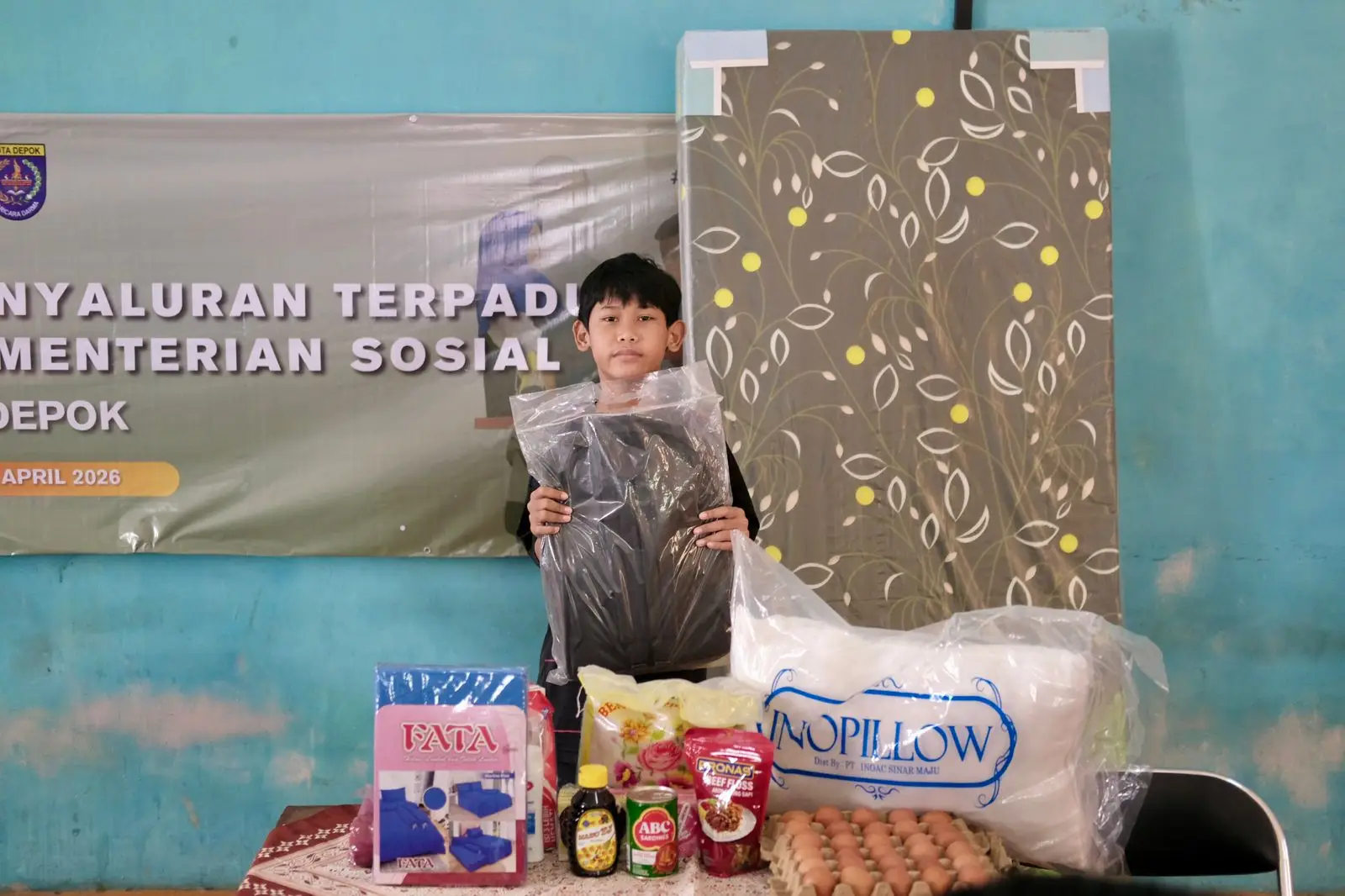 ATENSI Kemensos Dirasakan Warga Cipayung, Kebutuhan Kian Terpenuhi