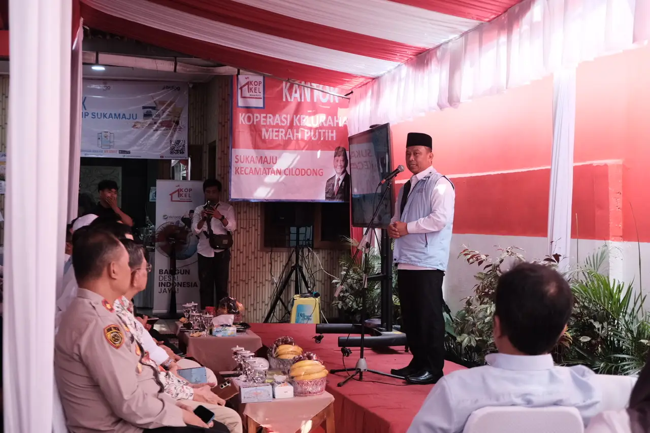 Wali Kota Depok Hadiri Launching Kelembagaan 80.000 Kopdeskel Merah Putih Serentak se-Indonesia