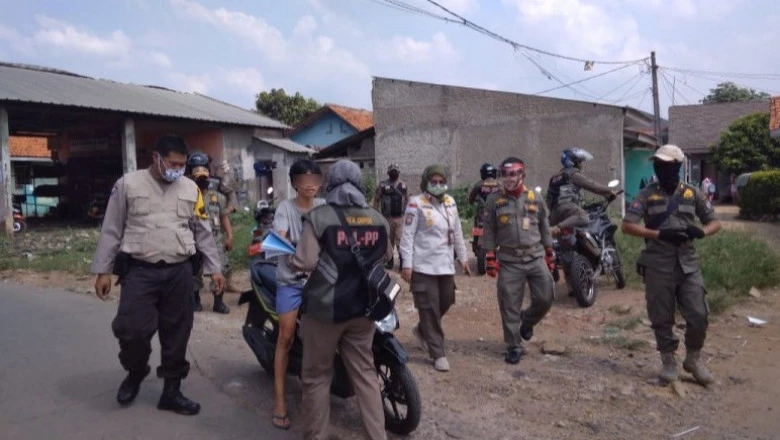 Abaikan Protokol Kesehatan, Sejumlah Warga di Ratujaya Terjaring Razia