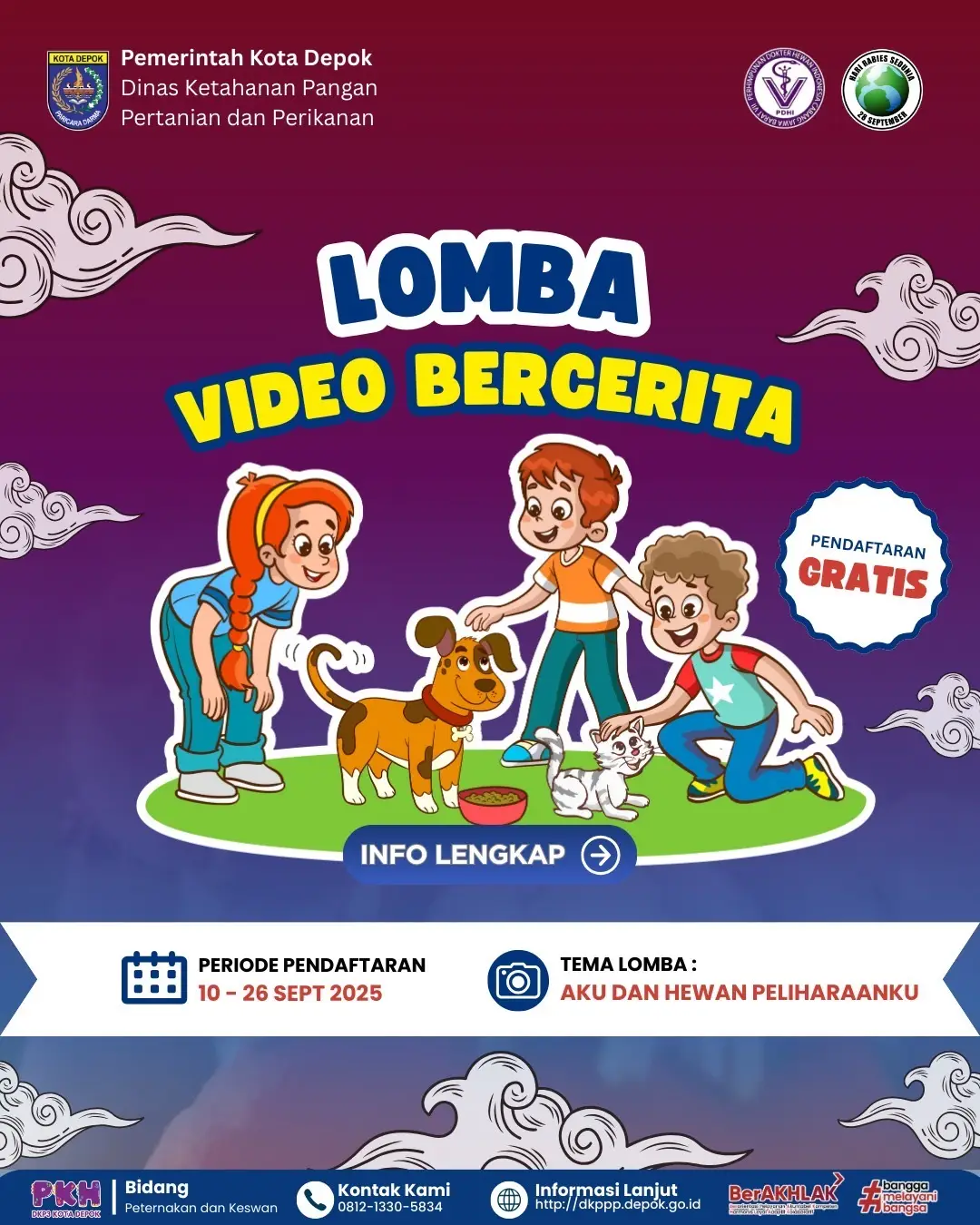 DKP3 Depok Gelar Lomba Video Bercerita untuk Murid SD, Angkat Tema Hewan Peliharaan