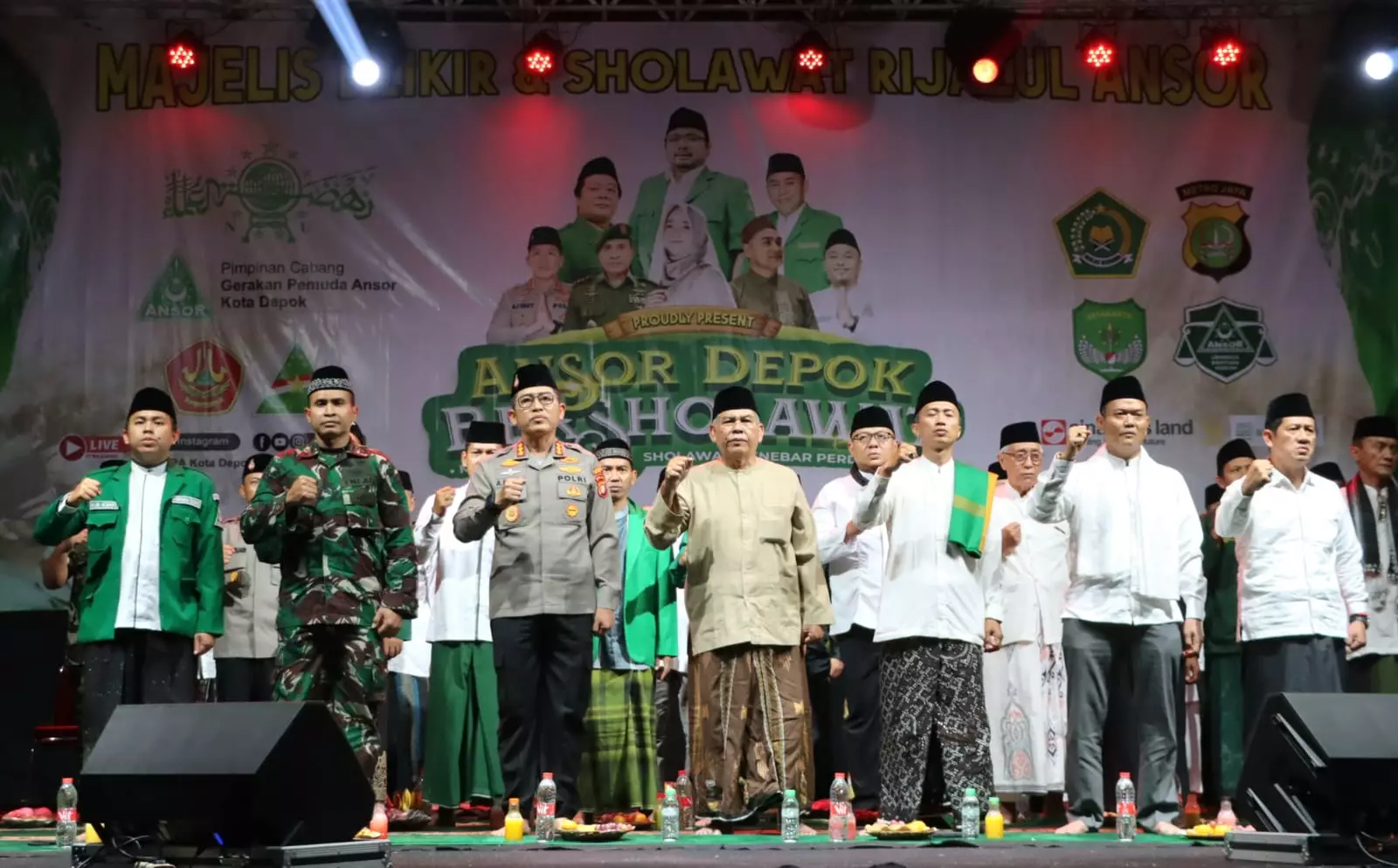 Dandim Terkesan dengan Acara Depok Bersholawat