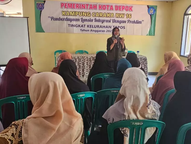 Lewat Pelatihan, Lansia RW 16 Tapos Diajak Mandiri, Maju dan Sejahtera