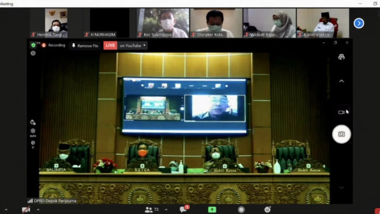 DPRD Kota Depok Gelar Rapat Paripurna Penyampaian LKPJ Wali Kota Depok