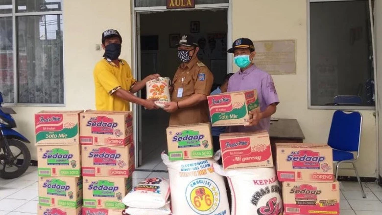 Bantu Warga Terdampak Covid-19, Pontir Dirikan Lumbung Kelurahan