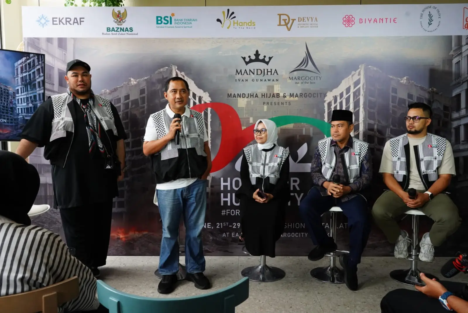 Wakil Wali Kota Dukung Kampanye Kemanusiaan Lewat Fesyen Peduli Palestina