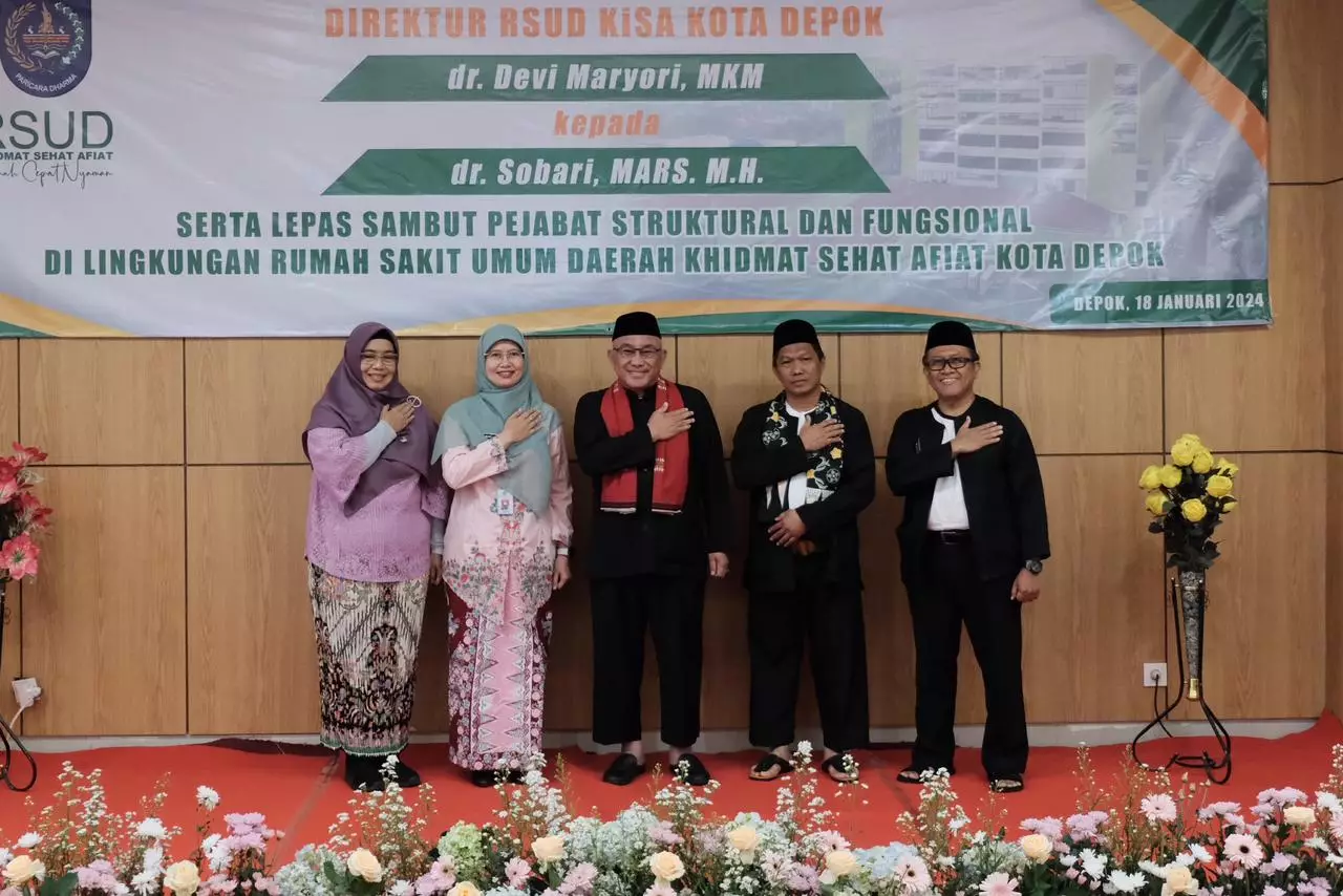 Sertijab Direktur RSUD KiSA Depok, Wali Kota Ucap Ribuan Terima Kasih Atas Karya dan Jasa Selama Pandemi