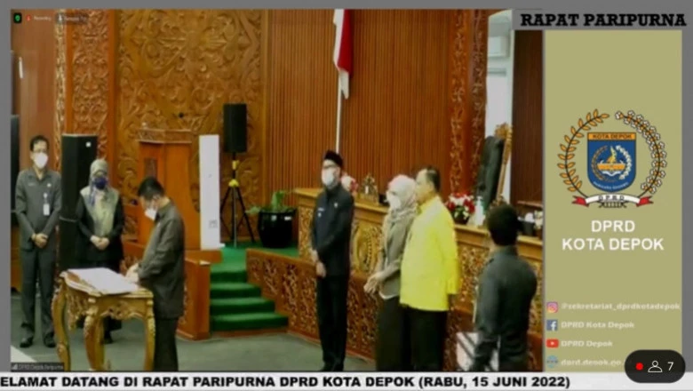 Rapat Paripurna DPRD Setujui Dua Raperda Kota Depok