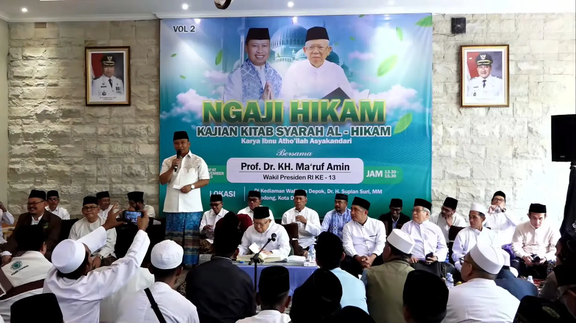 Ngaji Hikam Bareng Ma’ruf Amin, Wali Kota Depok: Semoga Menambah Keberkahan untuk Kota Kita