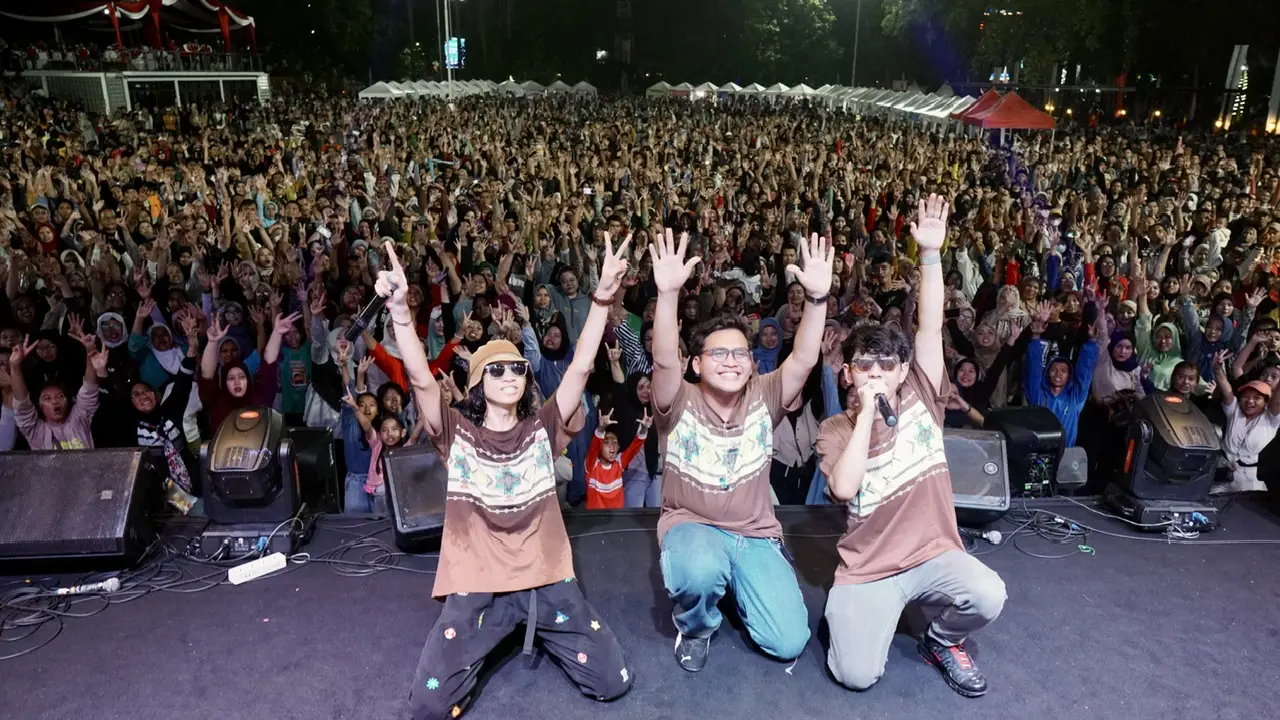 Bergoyang Bersama, Koplo Disko Meriahkan Malam Puncak HUT ke-80 RI Tingkat Kota Depok